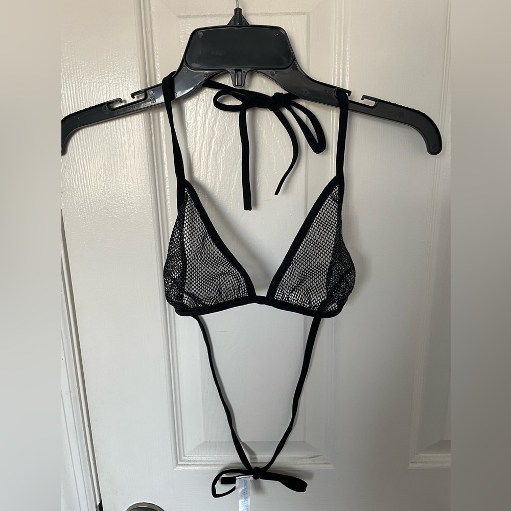 Mesh bikini top